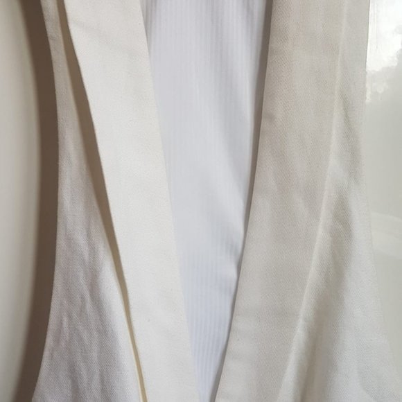 Women's White Waistcoat - Picture 3 of 7